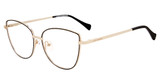 Lucky Brand Eyeglasses VLBD135 BLACK GOLD
