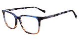 Lucky Brand Eyeglasses VLBD435 BLUE BROWN HAVANA