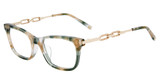 Jones New York Eyeglasses VJOP256 GREEN TEXTURE