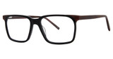 Jhane Barnes Eyeglasses Contrapositive Black/BK