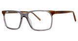 Jhane Barnes Eyeglasses Contrapositive Grey/GR