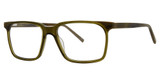 Jhane Barnes Eyeglasses Contrapositive Olive/OL