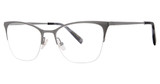 Vera Wang Eyeglasses V736 Black Chrome/BK Vera Wang Eyeglasses V736 Black Chrome/BK