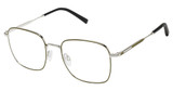 Perry Ellis Eyeglasses Perry Ellis 507 Olive Silver