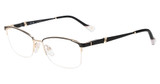 Yalea Eyeglasses VYA164 ROSE GOLD/BLACK