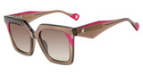 Yalea Eyeglasses SYA215 SHINY TRANSPAREN DOVE GREY