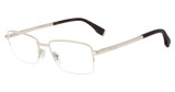 Police Eyeglasses VPLR68 SHINY PALLADIUM