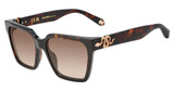 Roberto Cavalli Eyeglasses SRC153M SHINY HAVANA