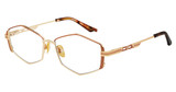 Coco & Breezy Eyeglasses PROMISE MATTE BLUE - BROWN- GOLD