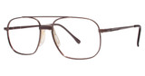 Modern Metals Eyeglasses Kevin matte brown