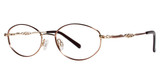 Genevieve Paris Design Eyeglasses Twyla brown/gold