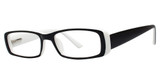 Modern Plastics II Eyeglasses Hannah black/white