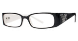 Genevieve Boutique Eyeglasses Paradise black/white