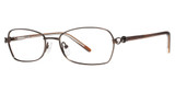 Genevieve Paris Design Eyeglasses Ida matte brown
