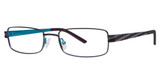 U Rock Eyeglasses U762 matte blue/turquoise