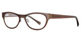 Takumi Eyeglasses TK931 Mattbrwn/Clrdrkbrown/10