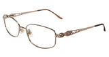 Marchon NYC Eyeglasses TRES JOLIE 135 TOFFEE/220
