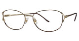 Marchon NYC Eyeglasses TRES JOLIE 110 BURGUNDY WINE/614