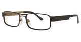 Hudson Optical Eyeglasses DGXL3 Metallic Brown