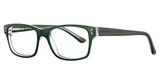 Elan Collection Eyeglasses 3007 Emerald/Crystal