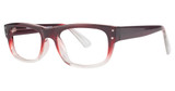 Modern Plastics I Eyeglasses Parallel burgundy fade