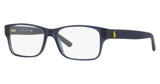 Polo Eyeglasses PH2117 SHINY TRANSPARENT BLUE/5470