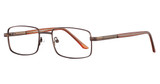 Affordable Designs Eyeglasses Executive Brown