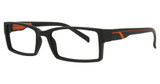 Hudson Optical Eyeglasses H3 Black with Orange