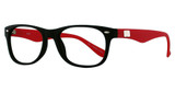 Chlogan Eyewear Eyeglasses Aura 1721 Black/Red