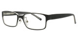 Hudson Optical Eyeglasses VL10 Black/Crystal/BCRY