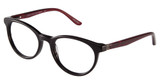 Ann Taylor Eyeglasses ATP803 BLACK/BURGUNDY/C01