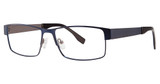 B.M.E.C. Eyeglasses BIG Draft matte navy/gunmetal