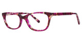 Genevieve Boutique Eyeglasses Alibi plum/tortoise