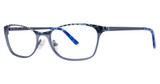 Genevieve Boutique Eyeglasses Decadent matte blue