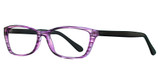 Chlogan Eyewear Eyeglasses Aura 1740 Purple/ Black