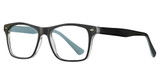 Chlogan Eyewear Eyeglasses Aura 1741 Black/Aqua