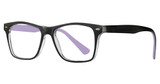 Chlogan Eyewear Eyeglasses Aura 1741 Black/ Pink
