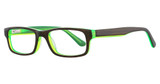 K12 Eyeglasses 4099 Cola/Neon Green