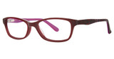 K12 Eyeglasses 4101 Burgundy Leopard