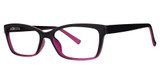 Modern Plastics II Eyeglasses Mellow black/plum fade