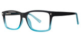 Modern Plastics II Eyeglasses Weekend black/blue fade