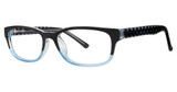 Modern Times Eyeglasses Celebrate black blue