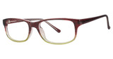 Modern Plastics I Eyeglasses Update burgundy/mint