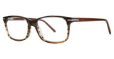 G.V. Executive Eyeglasses GVX554 brown fade