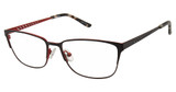 Vision's Eyeglasses Vision's 236 Black / Red/C01