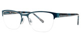 Via Spiga Eyeglasses Via Spiga Letizia Teal/800