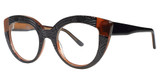 Leon Max Eyeglasses Leon Max 6018 Blk/Brwn/219