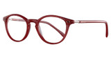 Easyclip Eyeglasses EC443 Red & Crystal/30