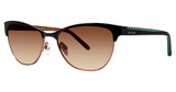Via Spiga Eyeglasses Via Spiga 421-S Black/Tan/500