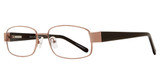 Global Optique Eyeglasses MP497 Light Shiny Brown